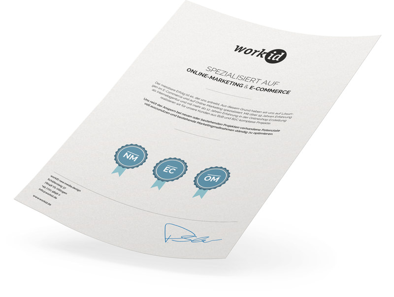 workID E-Commerce und Online-Marketing